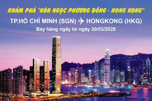 Thông báo khai thác trở lại đường bay TP.HỒ CHÍ MINH (SGN) – HONGKONG (HKG)