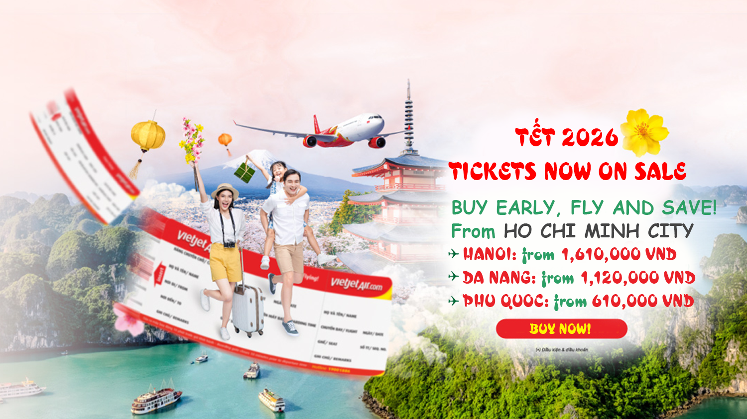 Vietjet Tet 2026 Flight Sale: Book Early, Save Big!
